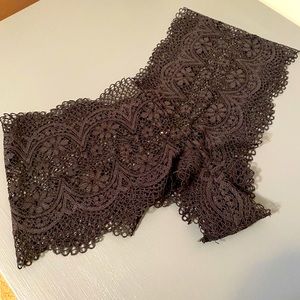 NWT Black Lace Cheeky Panties